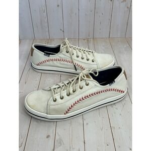 Keds Women's Baseball Stitch Champion MLB Pennant Fashion Shoes Size 8.5